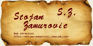 Stojan Zamurović vizit kartica